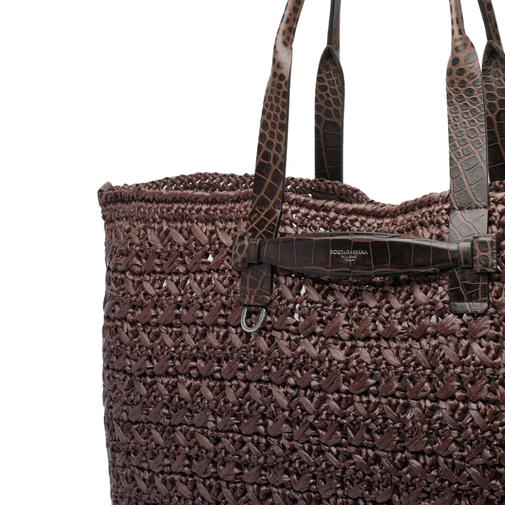 Dolce & Gabbana Crochet Shopping Bag