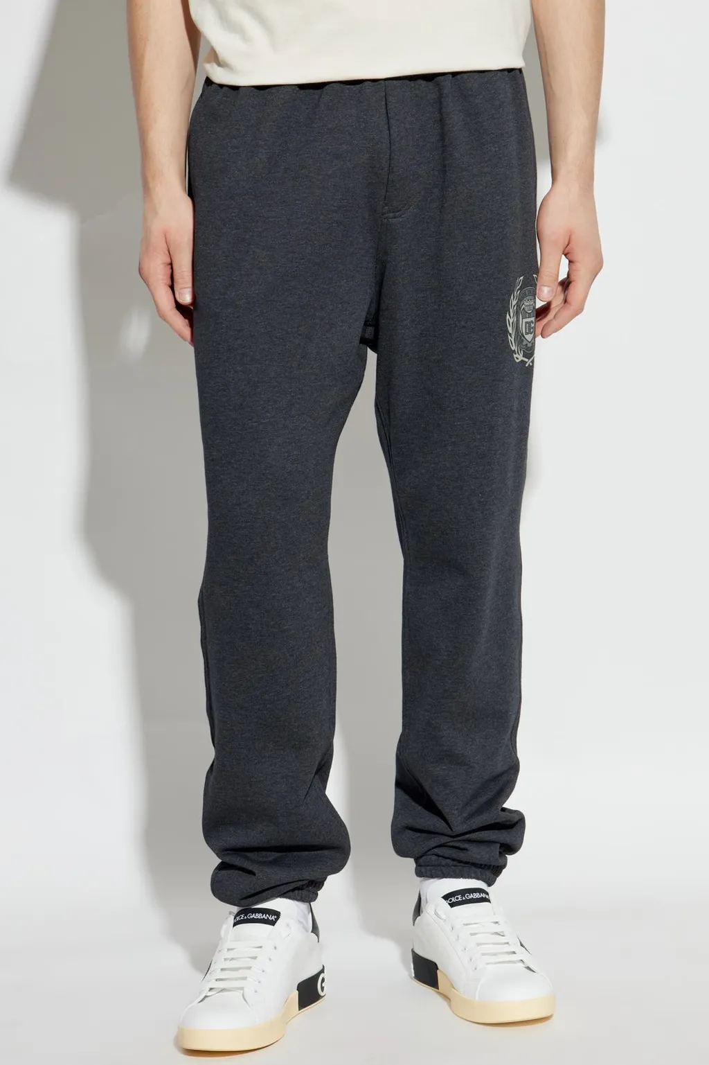 Dolce & Gabbana Logo Printed Drawstring Sweatpants