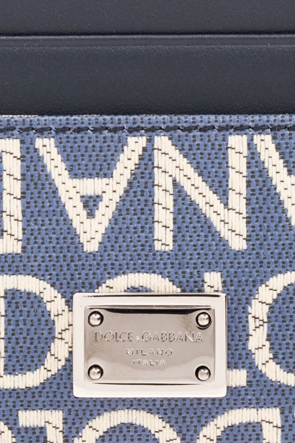 Dolce & Gabbana Logo Jacquard Card Holder
