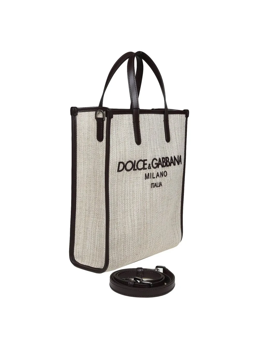 Dolce & Gabbana Logo Embroidered Small Tote Bag