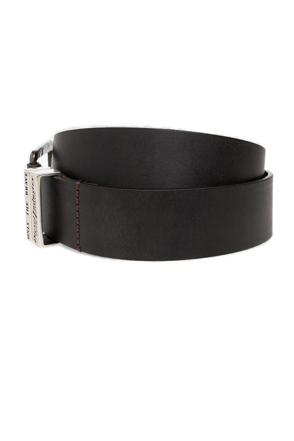 Diesel B-Guarantee-A Logo-Engraved Belt