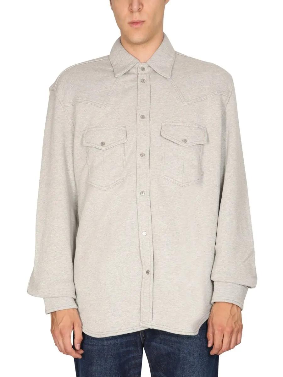 Diesel Buttoned Up Long-Sleeved Shirt