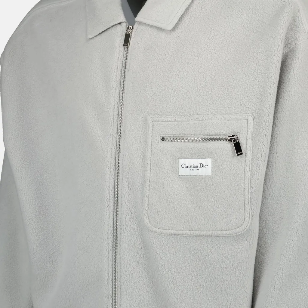 Dior Couture Collared Zip-Up Jacket