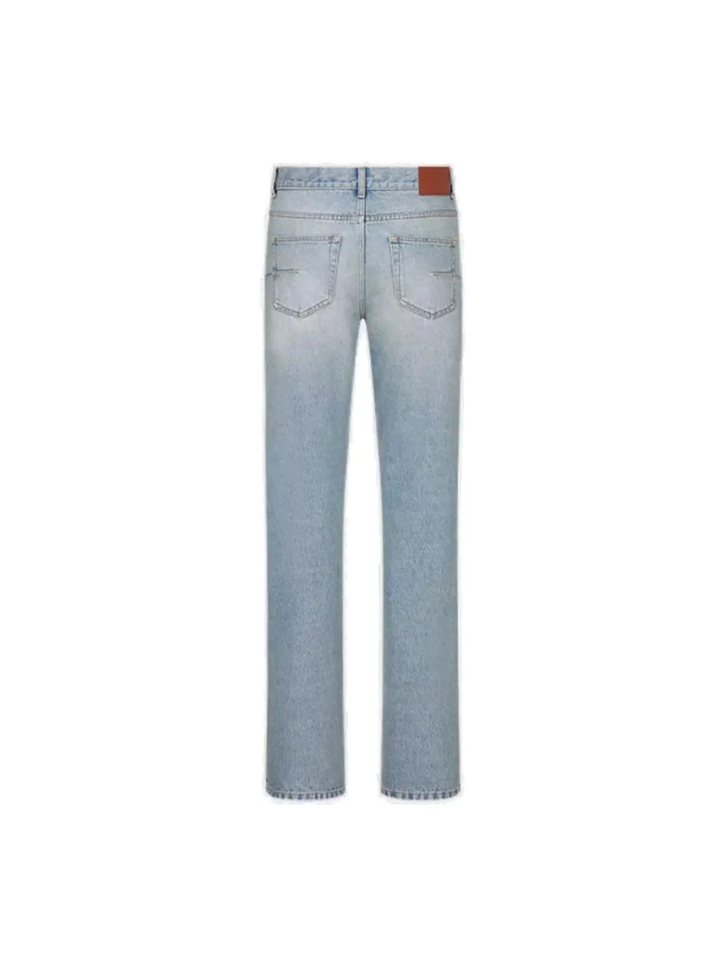 Dior Homme Logo Patch Straight-Leg Jeans