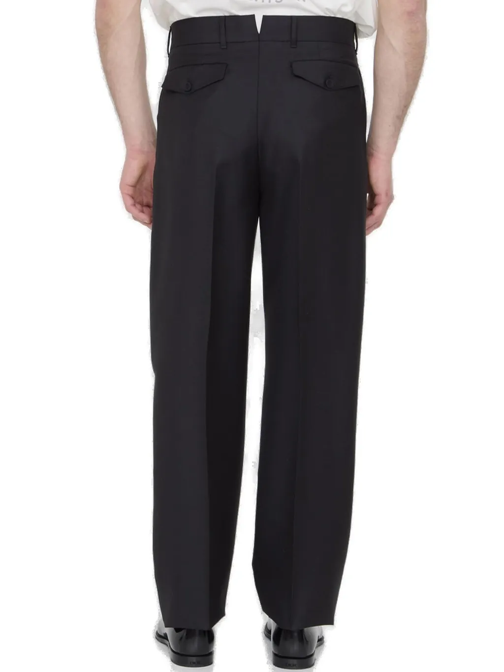 Dior Homme Pleat Detailed Straight Leg Trousers