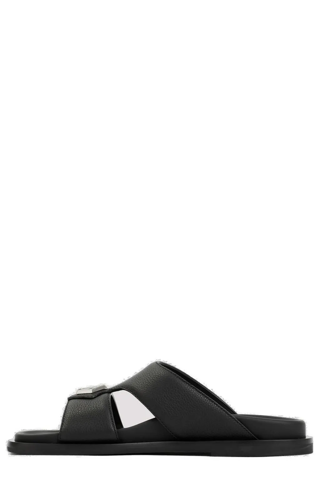 Dior Homme Logo Plaque Slip-On Sandals