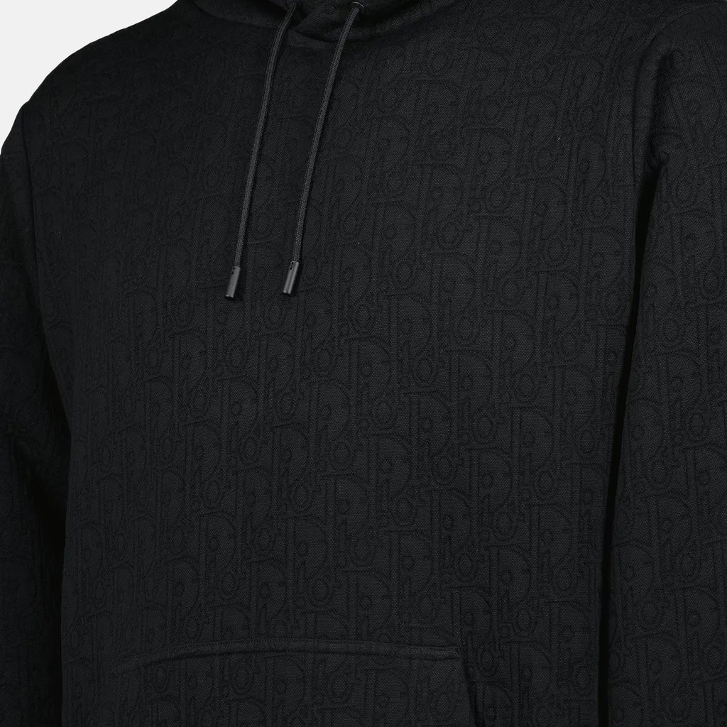 Dior Homme Monogrammed Drawstring Hoodie