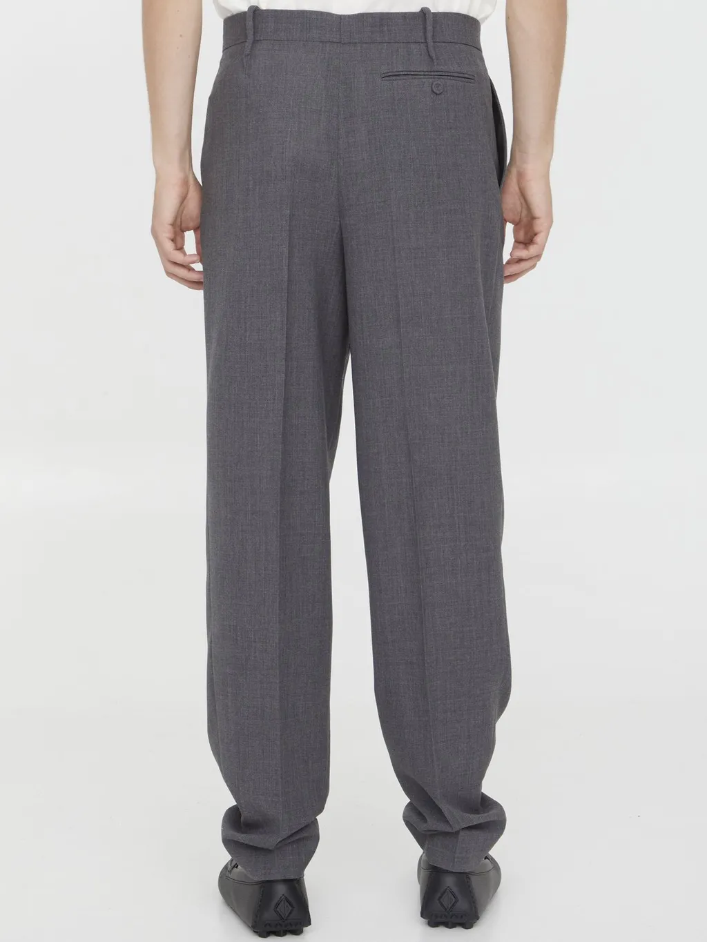 Dior Homme Straight Leg Pleated Pants