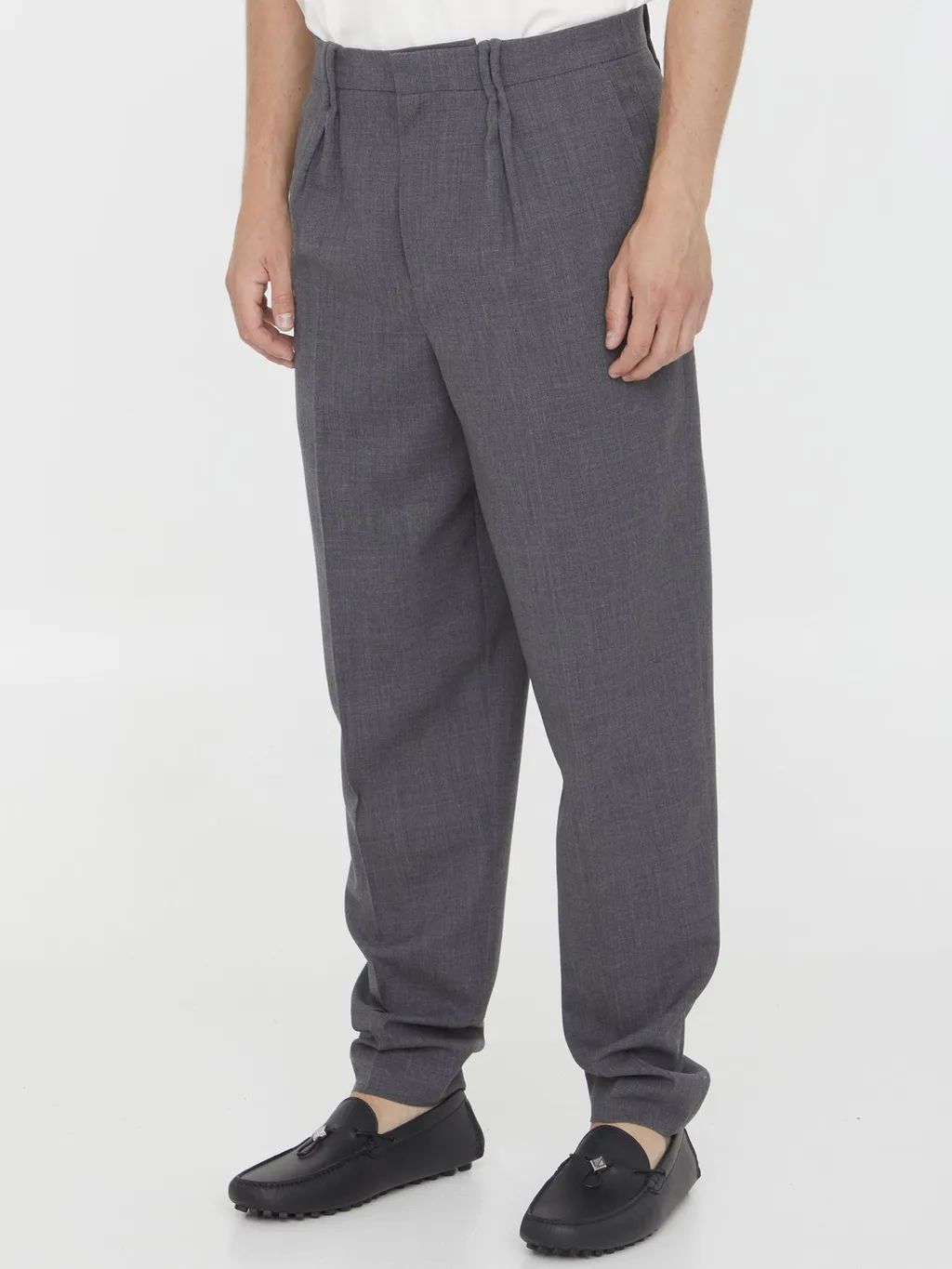 Dior Homme Straight Leg Pleated Pants