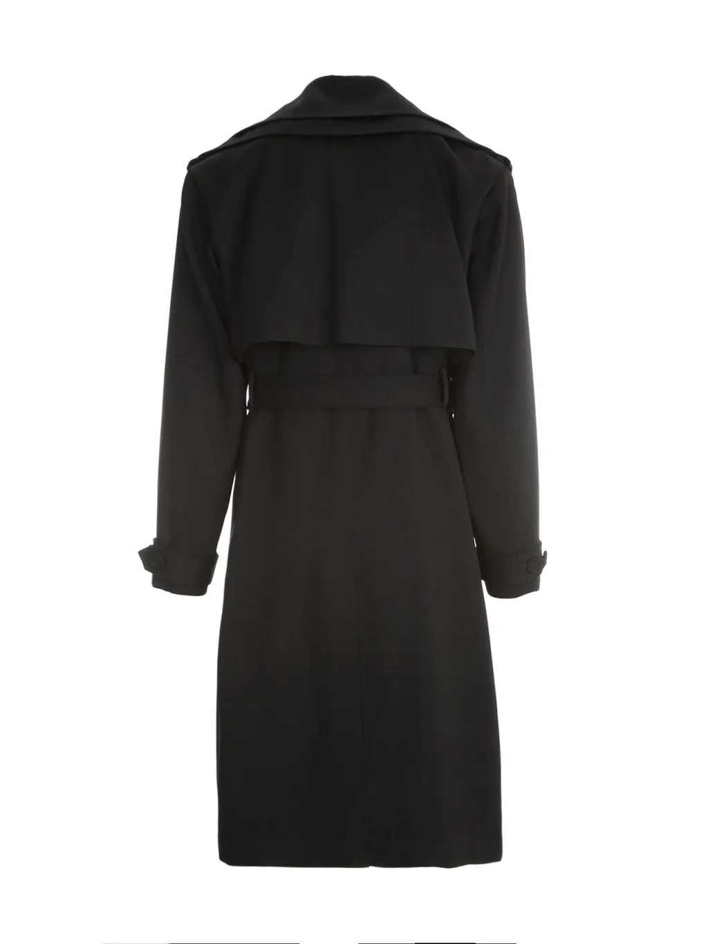 Dior Homme Double-Breasted Belted Long Coat