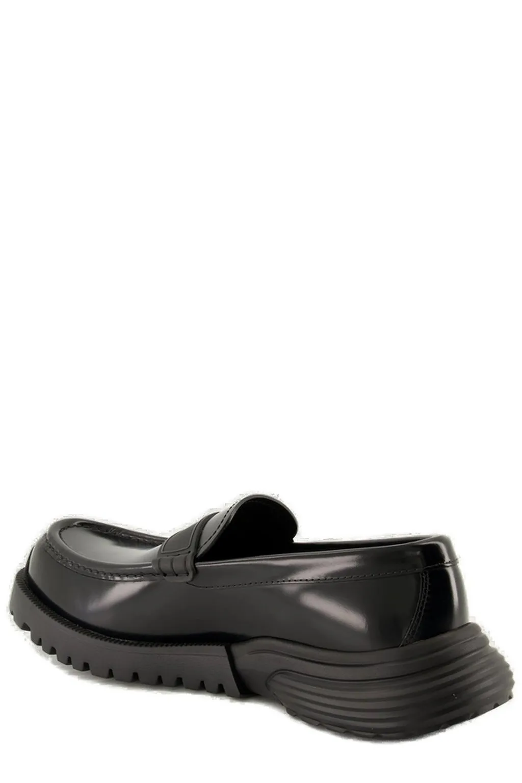 Dior Homme Logo Debossed Slip-On Loafers