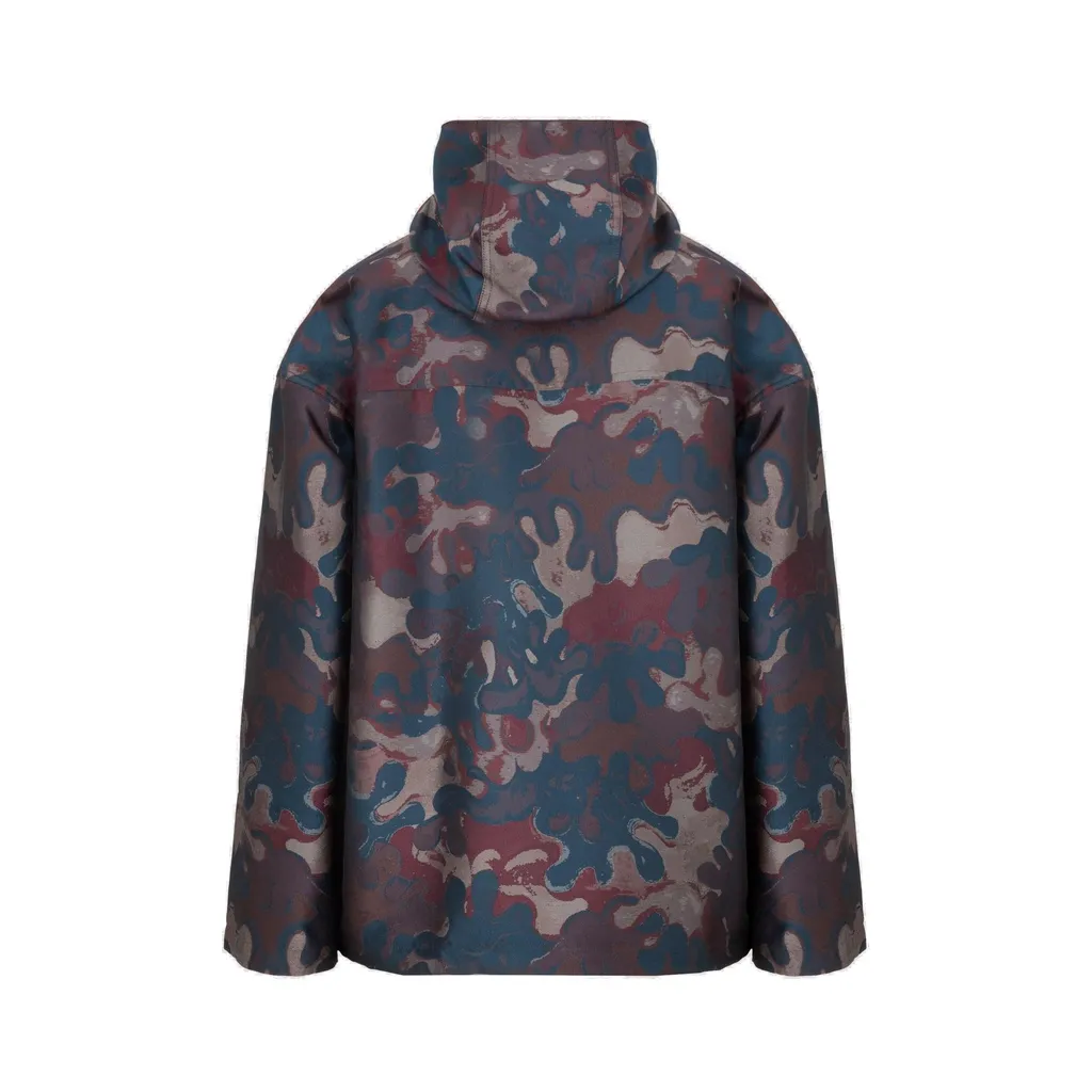 Dior Homme X Peter Doig Camouflage Hooded Anorak