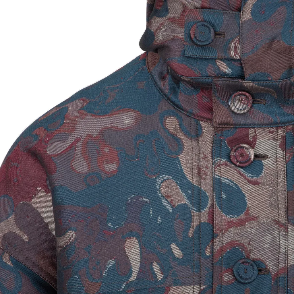 Dior Homme X Peter Doig Camouflage Hooded Anorak