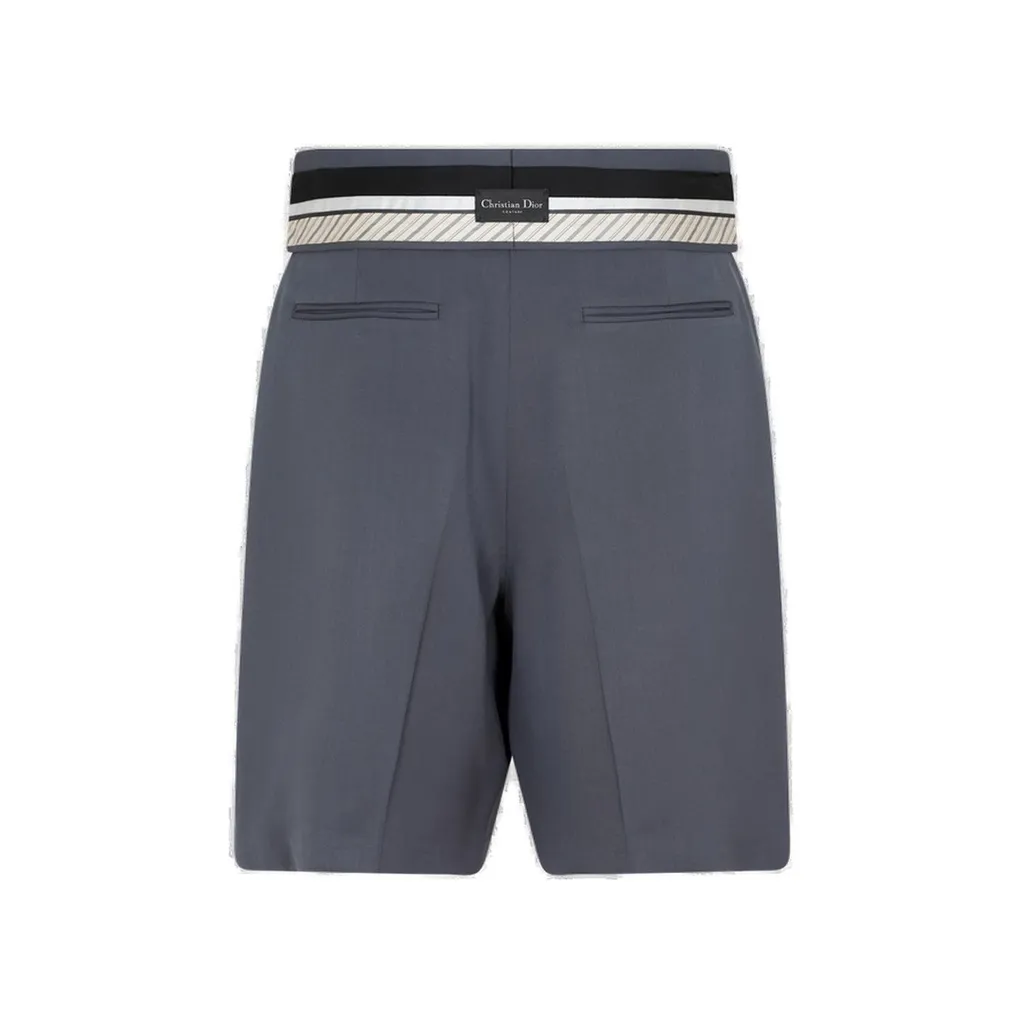 Dior Homme Striped Bermuda Shorts