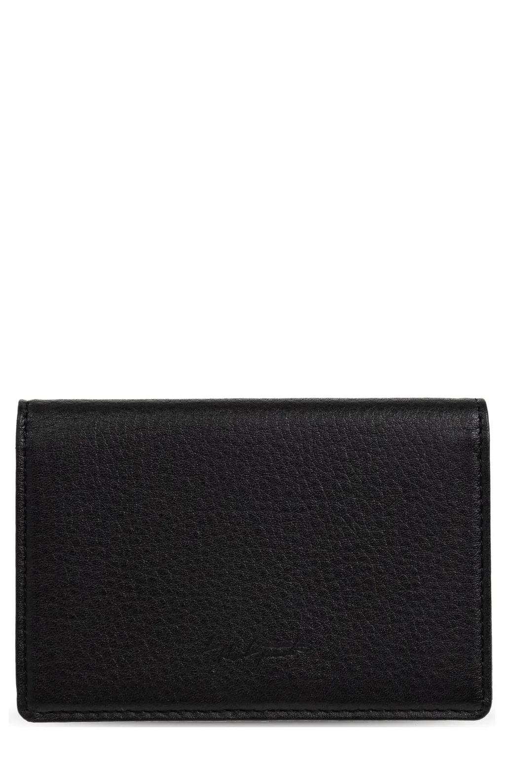 Discord Yohji Yamamoto Logo Embossed Card Holder