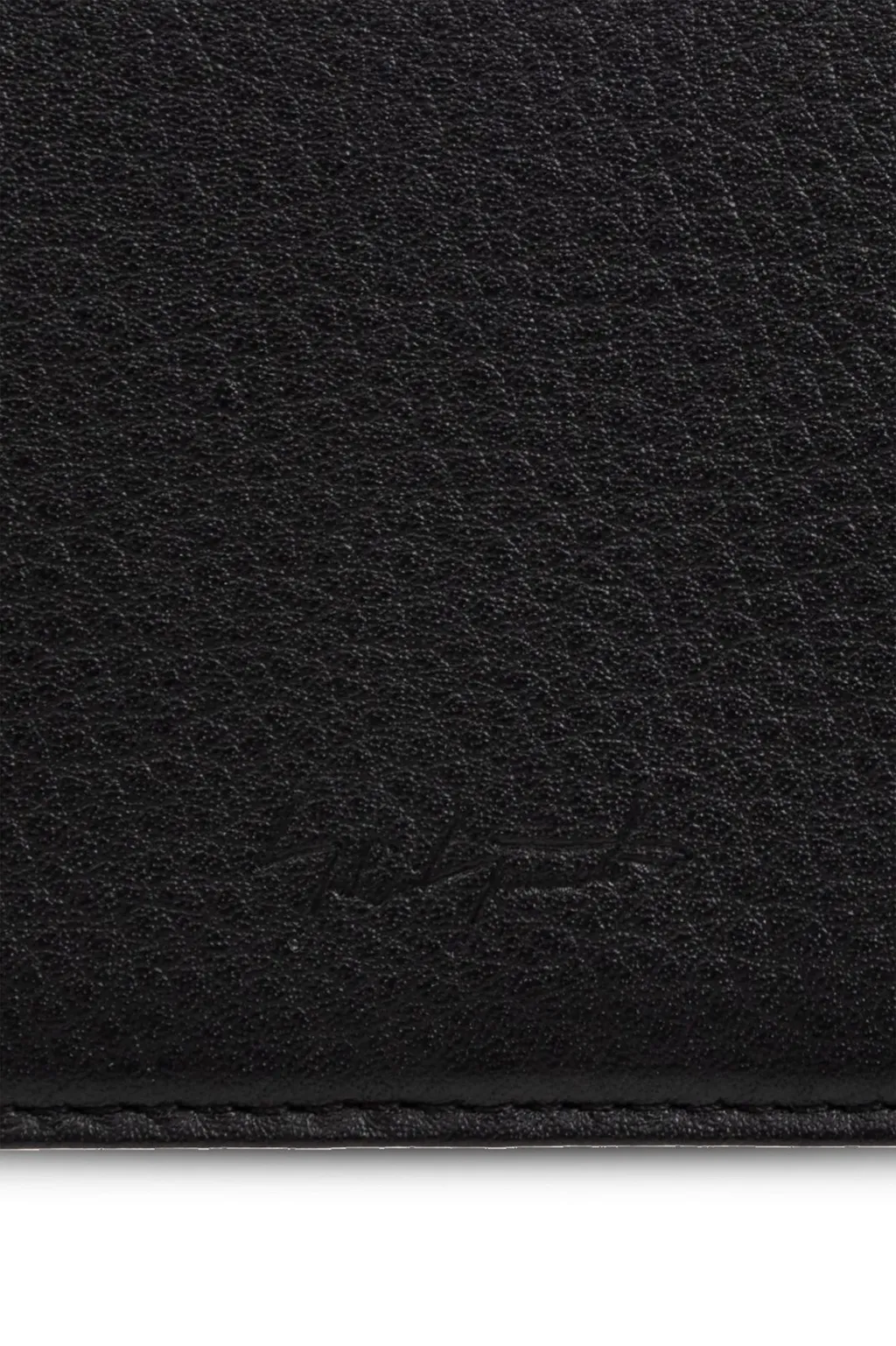 Discord Yohji Yamamoto Logo Embossed Card Holder