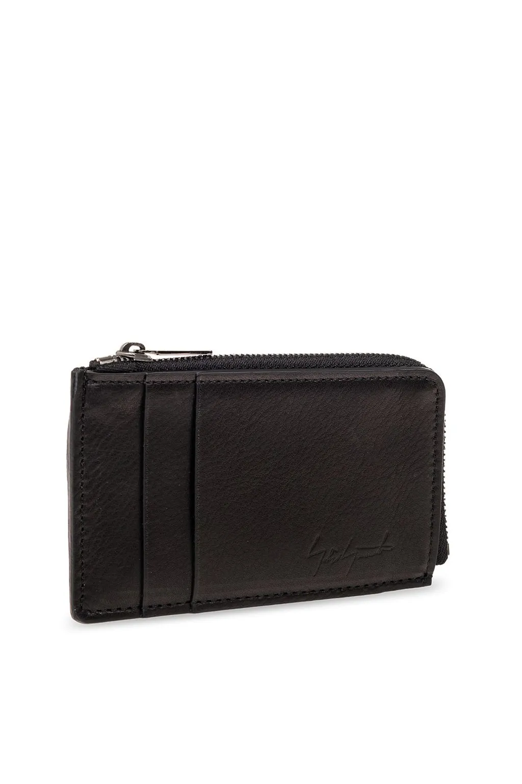Discord Yohji Yamamoto Logo Embossed Zipped Wallet