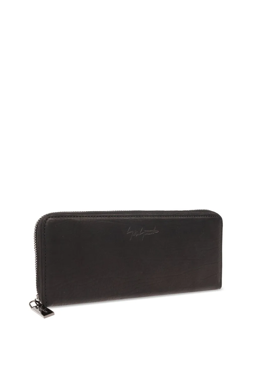 Discord Yohji Yamamoto Logo Debossed Zipped Wallet