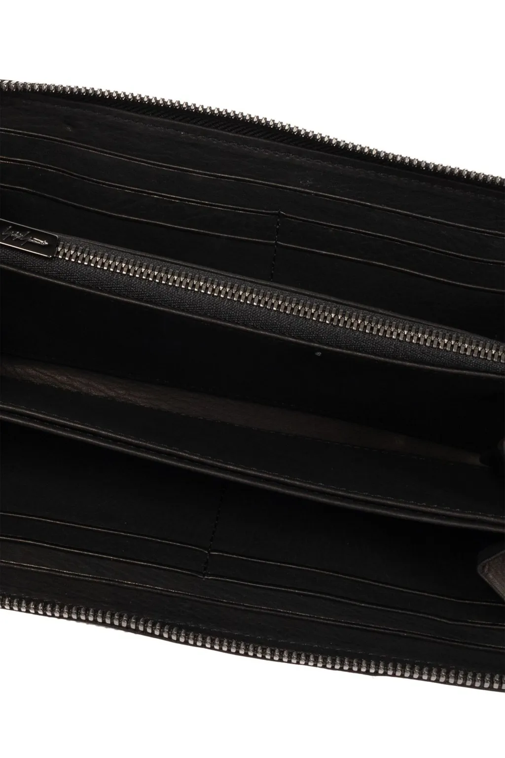 Discord Yohji Yamamoto Logo Debossed Zipped Wallet