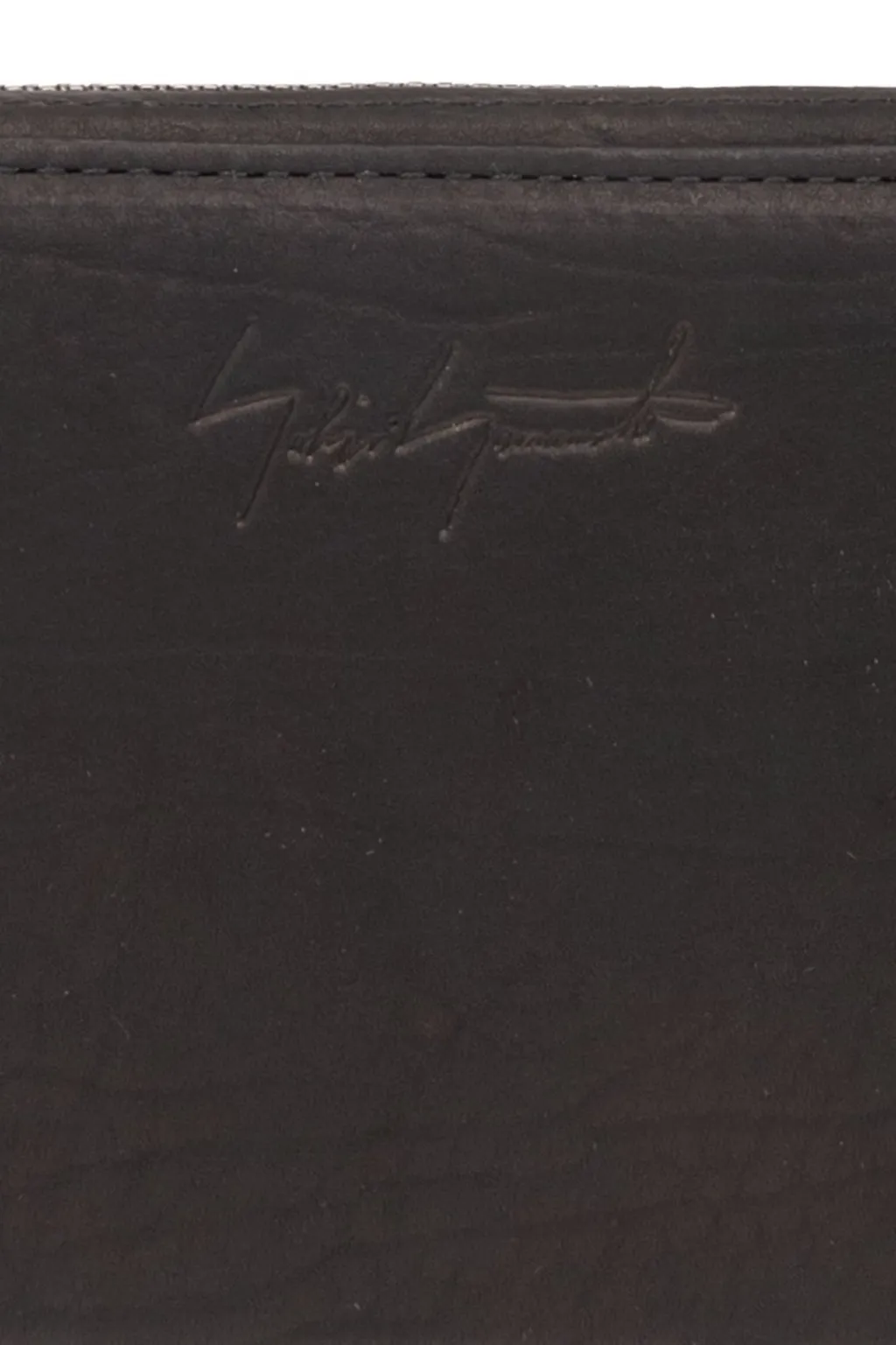 Discord Yohji Yamamoto Logo Debossed Zipped Wallet