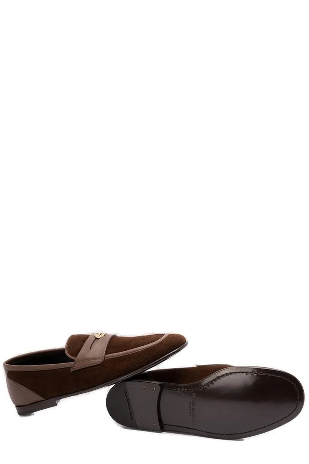 Dolce & Gabbana Logo Plaque Loafers