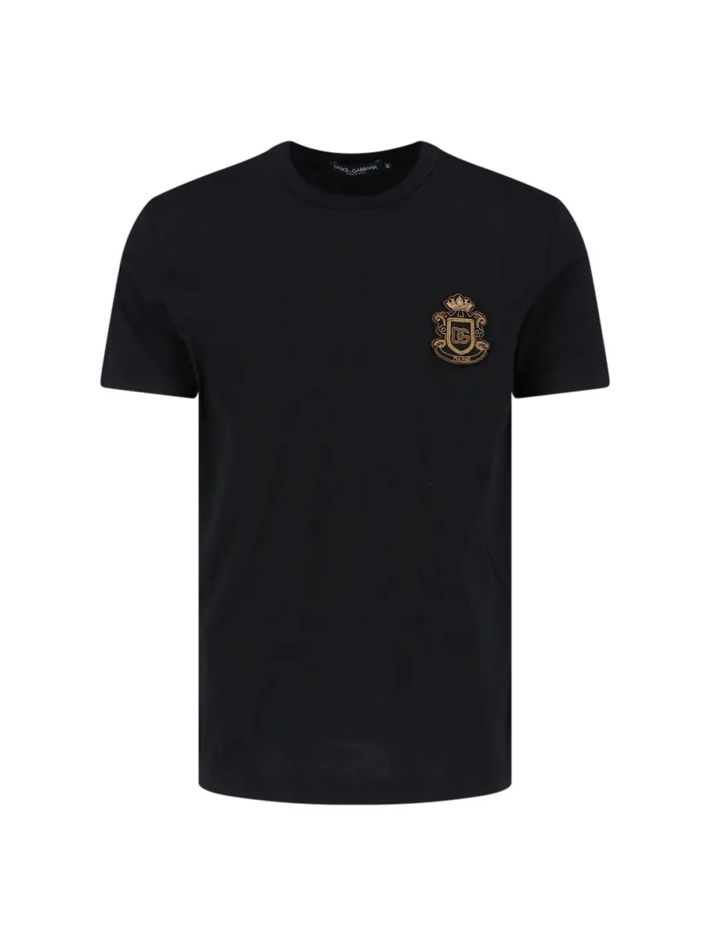 Dolce & Gabbana Heraldic Patch Short-Sleeved T-Shirt