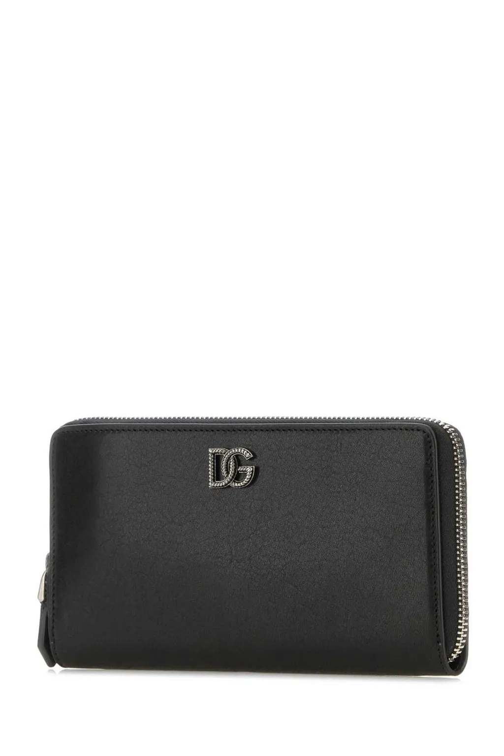 Dolce & Gabbana Tempesta Logo Plaque Wallet