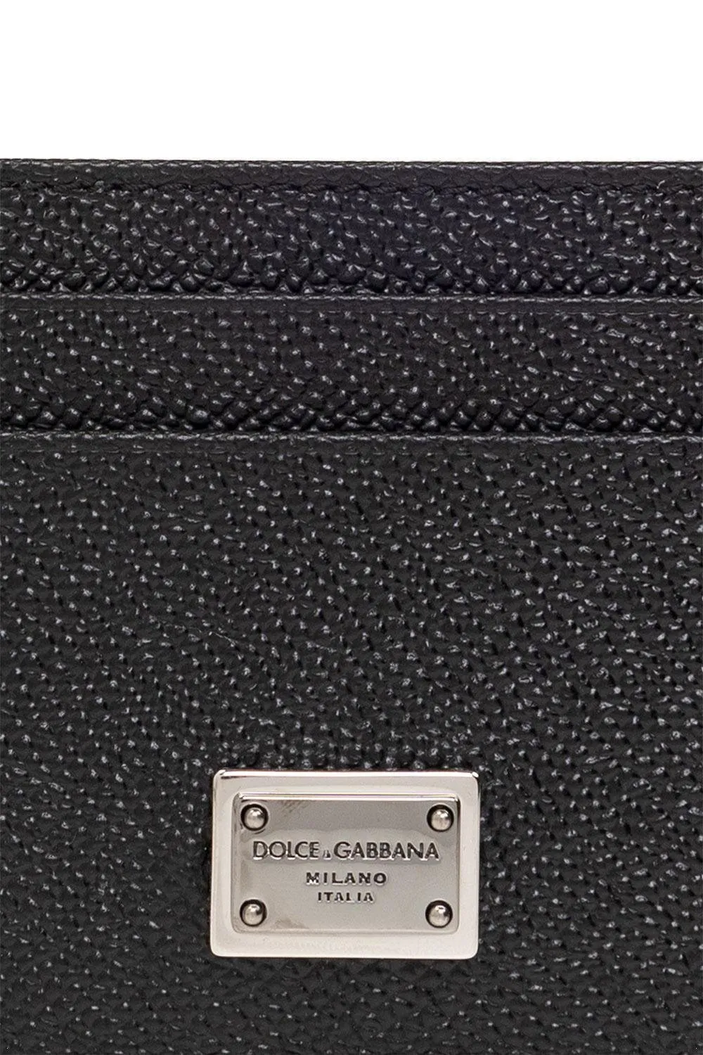 Dolce & Gabbana Logo Plaque Open Top Cardholder
