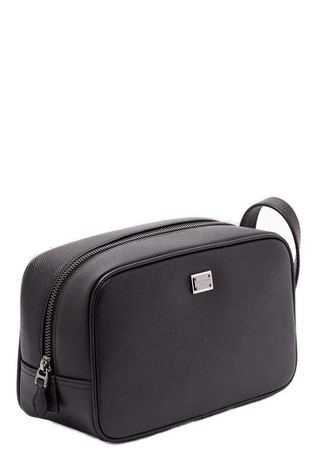 Dolce & Gabbana Logo Plaque Zipped Beauty Case
