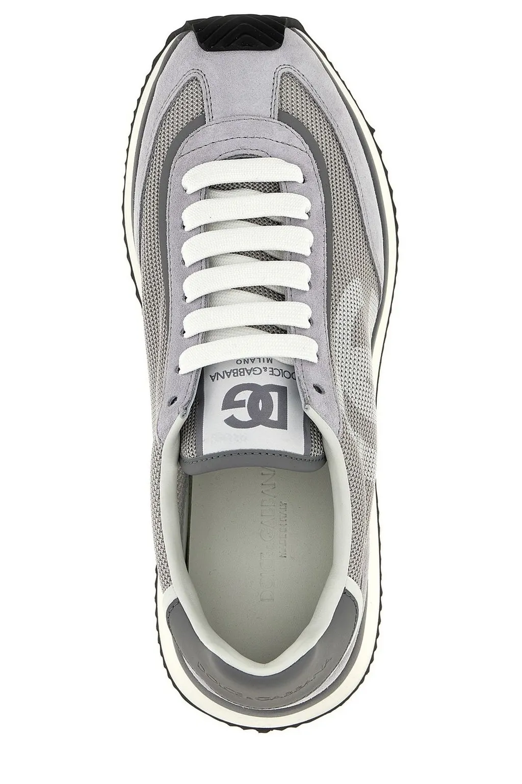 Dolce & Gabbana Logo Patch Lace-Up Sneakers