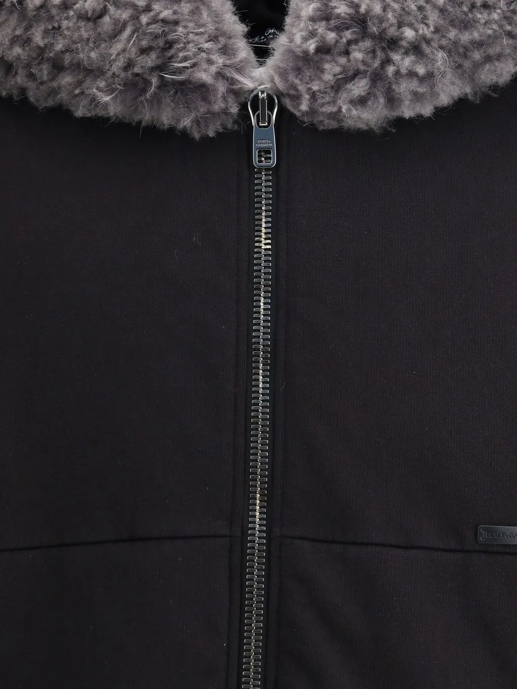 Dolce & Gabbana Fur Trim Hoodie