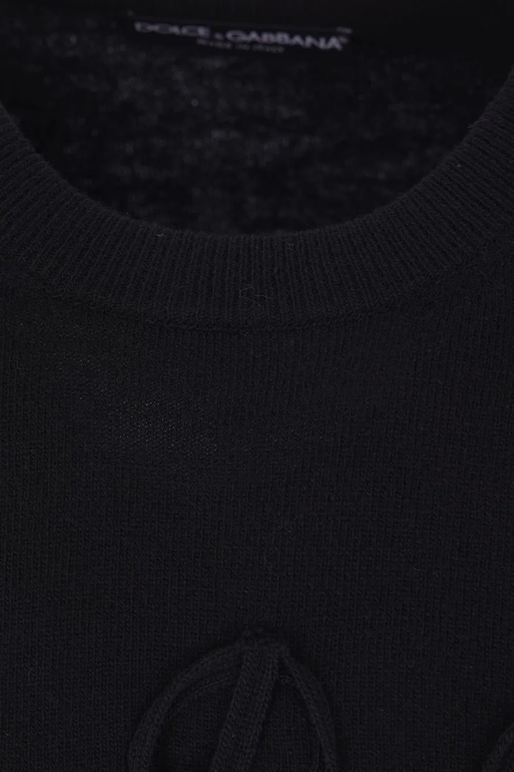 Dolce & Gabbana Logo Patch Crewneck Pullover