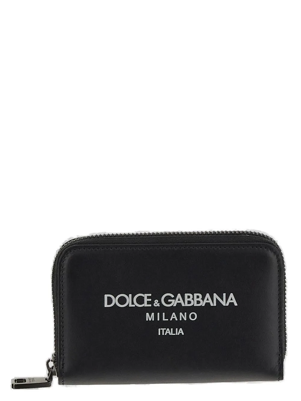 Dolce & Gabbana Logo Printed Zipped Wallet