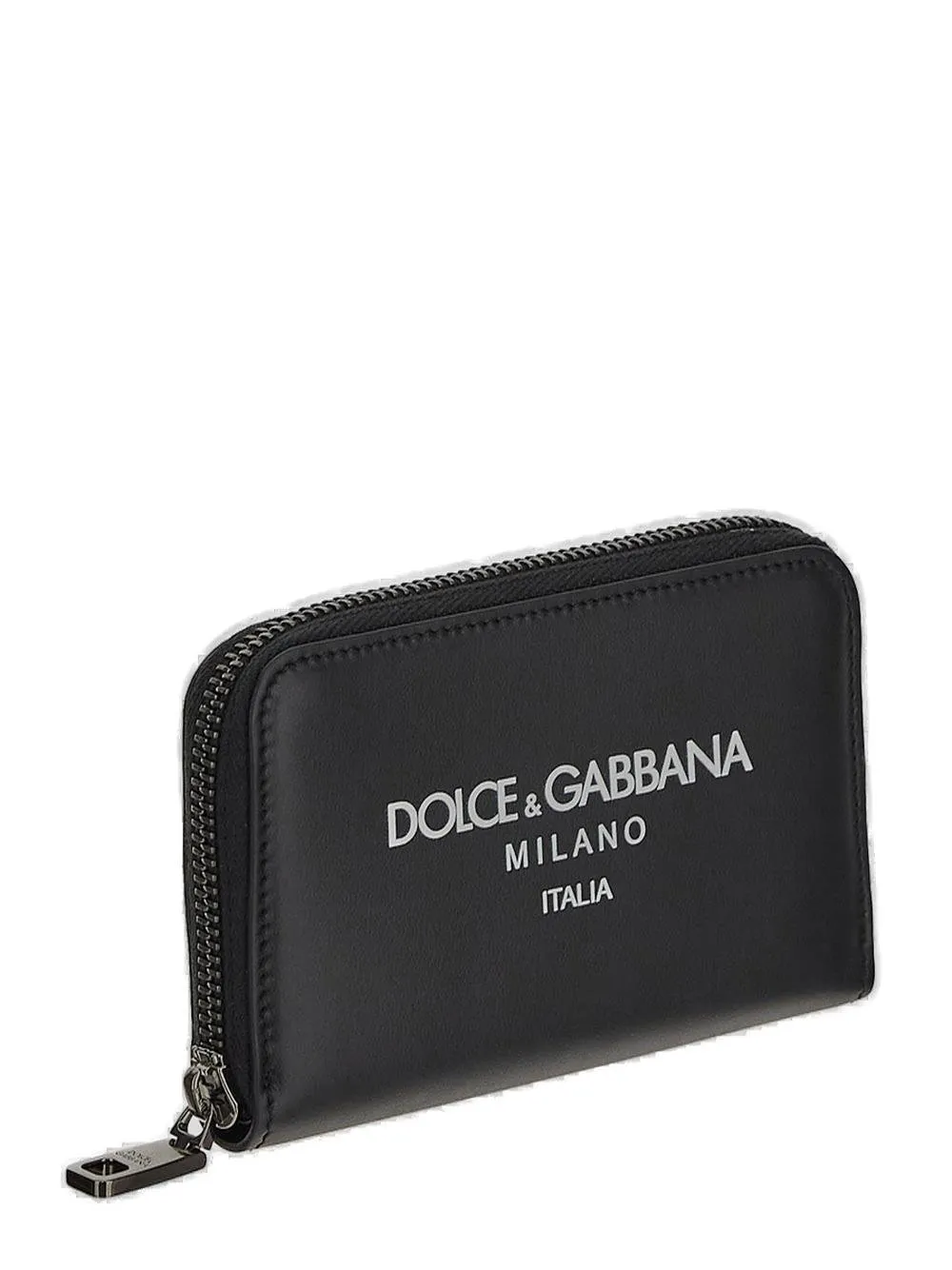 Dolce & Gabbana Logo Printed Zipped Wallet