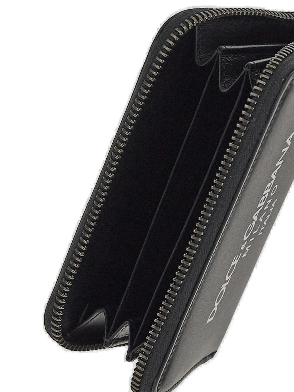 Dolce & Gabbana Logo Printed Zipped Wallet