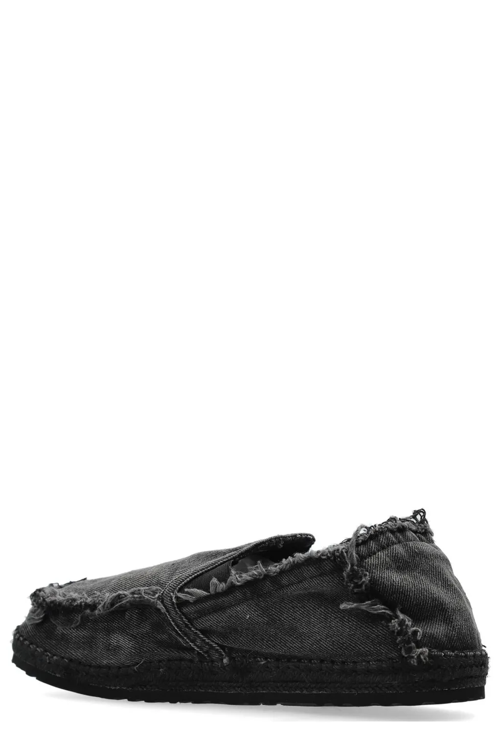 Diesel D-Lukas Esp Distressed Denim Espadrille Loafers