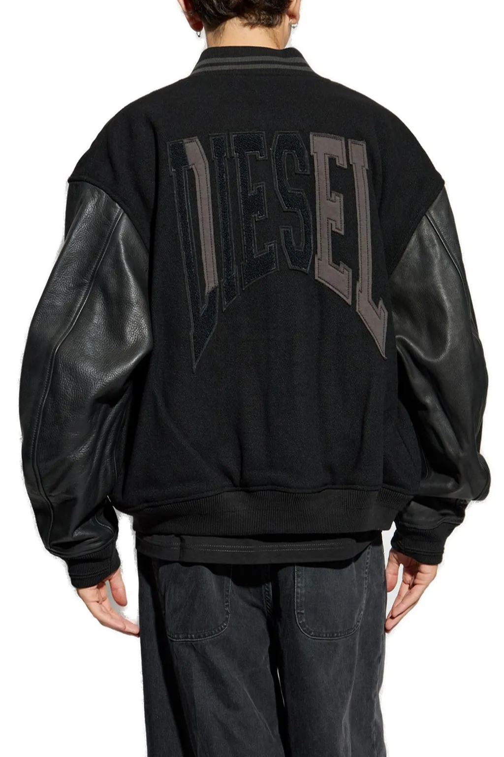 Diesel L-Nyman Panelled Bomber Jacket
