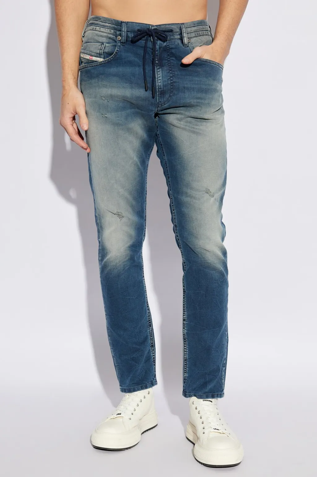 Diesel D-Krooley Straight-Leg Jeans