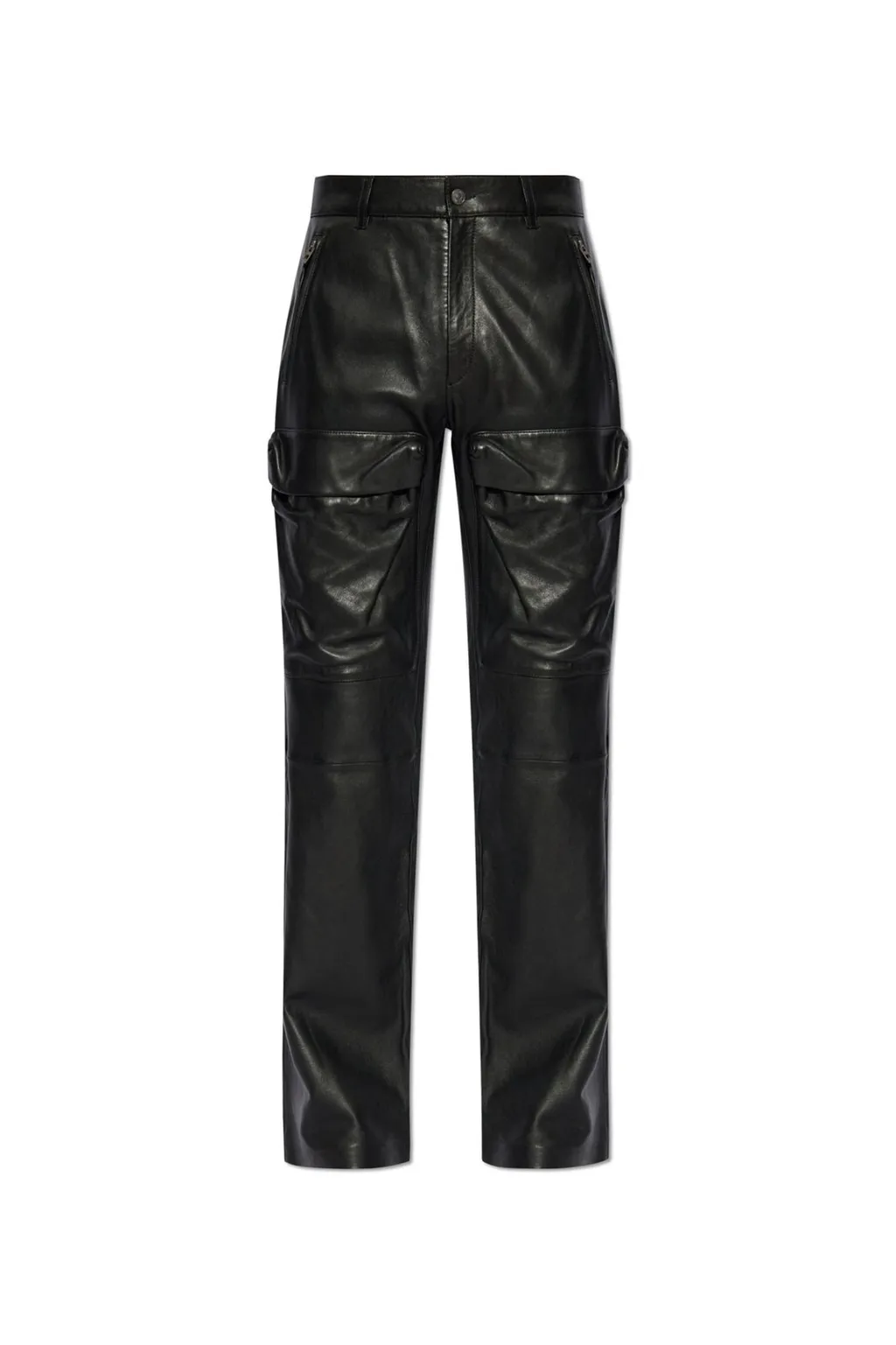 Diesel P-Gast Leather Trousers