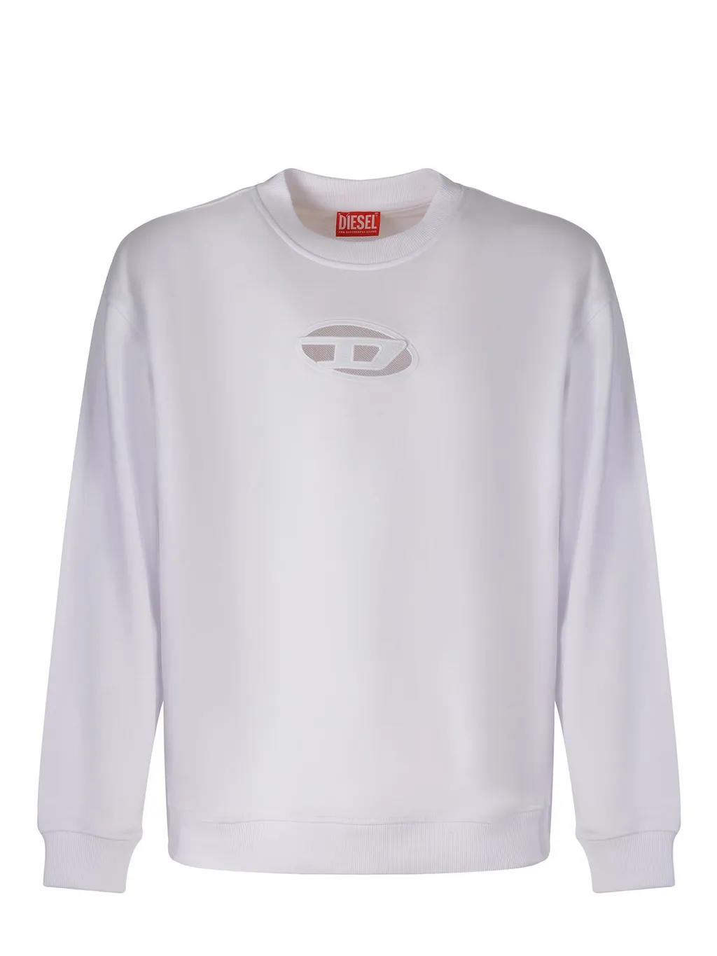 Diesel Cut-Out Oval D Logo Sweatshirt
