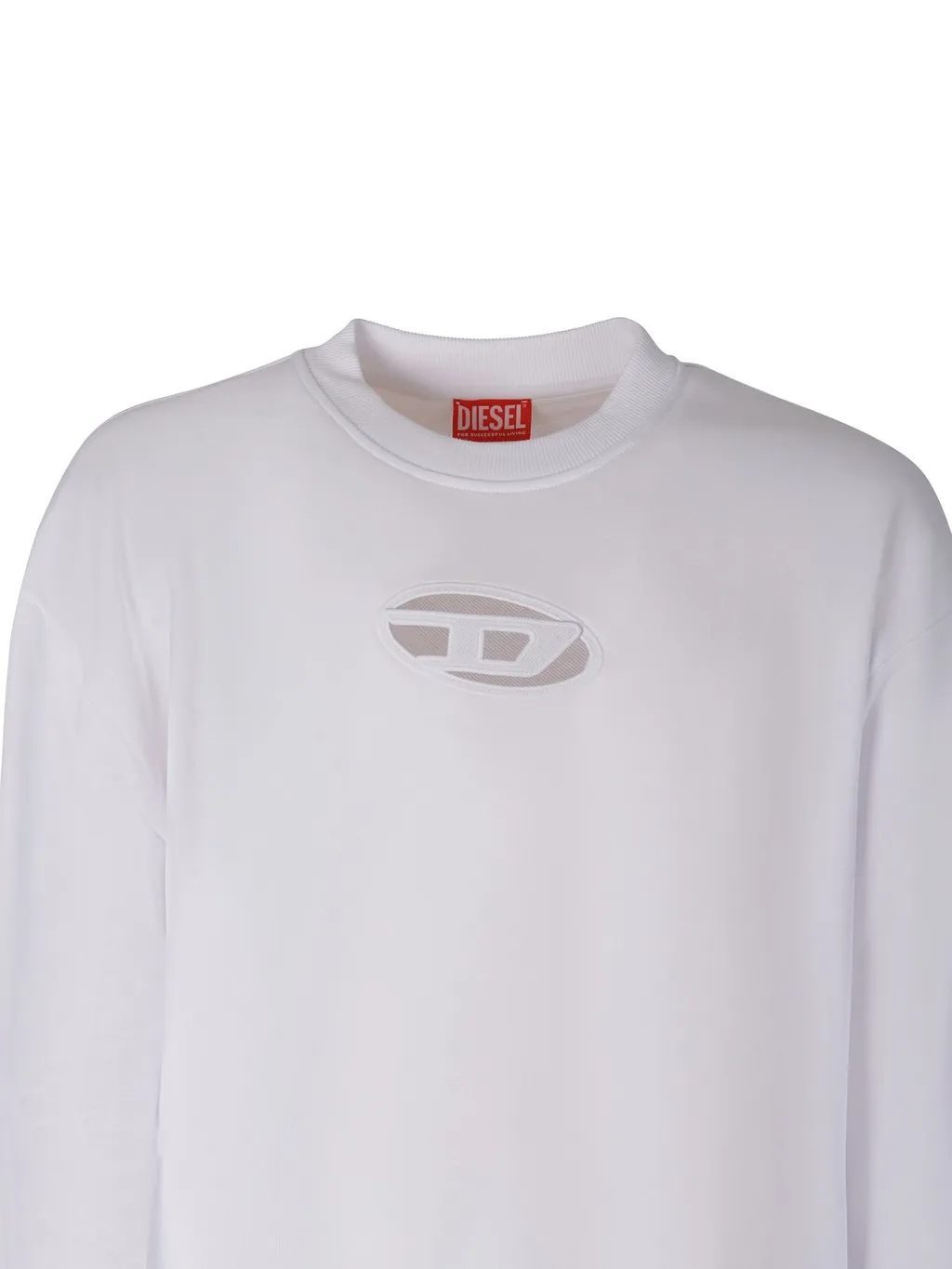 Diesel Cut-Out Oval D Logo Sweatshirt