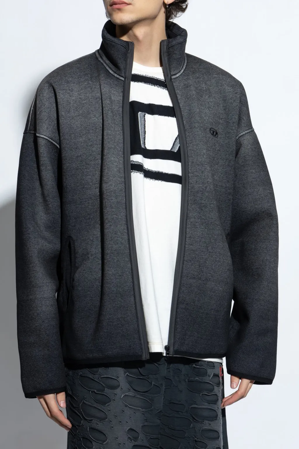 Diesel S-Baty Zipped Sweatshirt