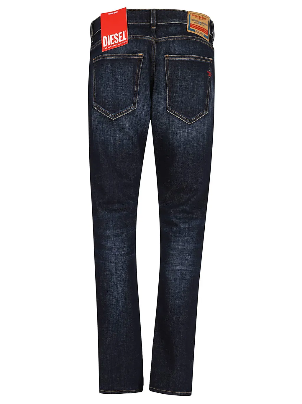 Diesel 2019 D Strukt Faded Effect Jeans