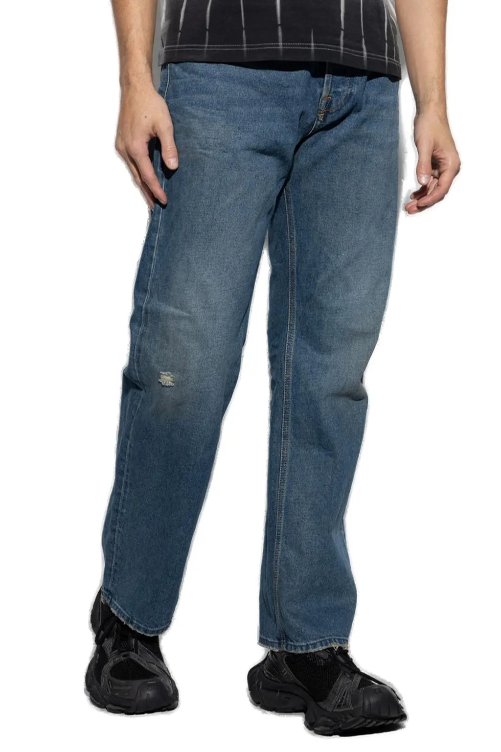 Diesel 1980 D-Eeper Relaxed Distressed Jeans