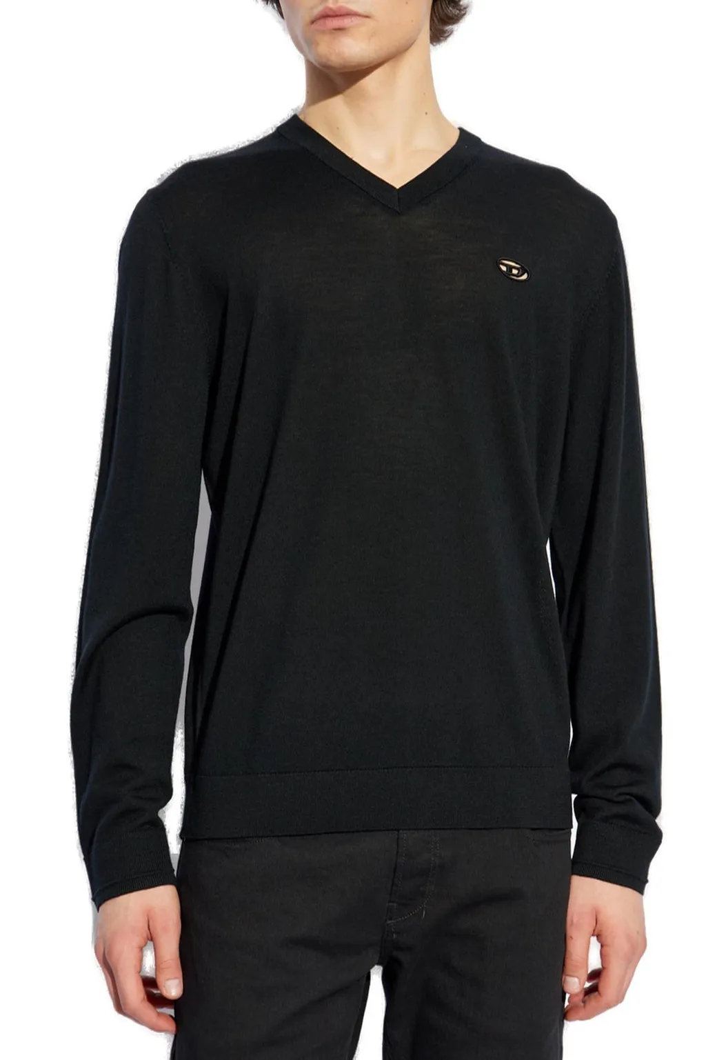 Diesel K-Verim V-Neck Knitted Jumper
