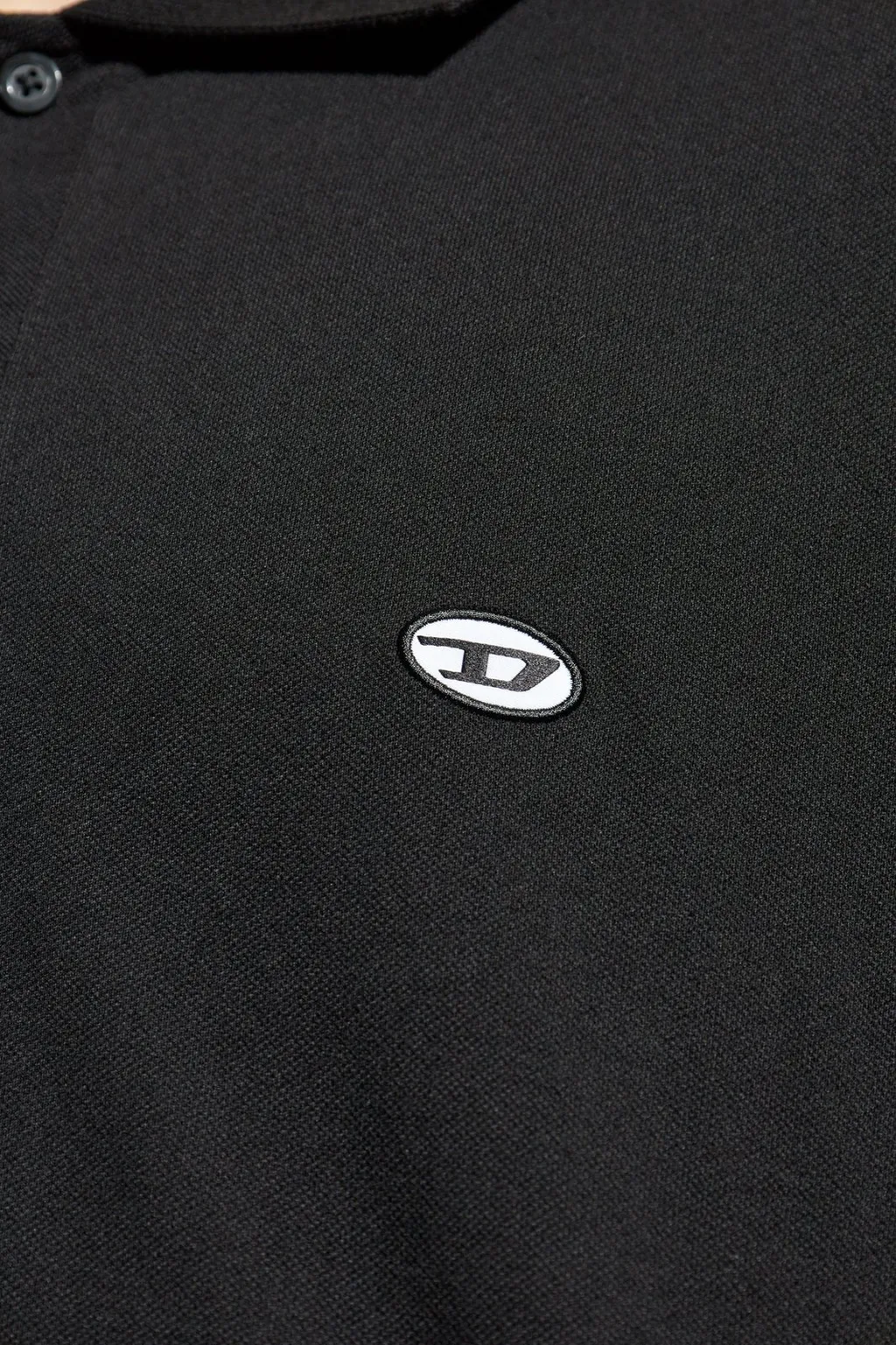 Diesel T-Rejust-Ls-Doval-Pj Logo Patch Polo Shirt