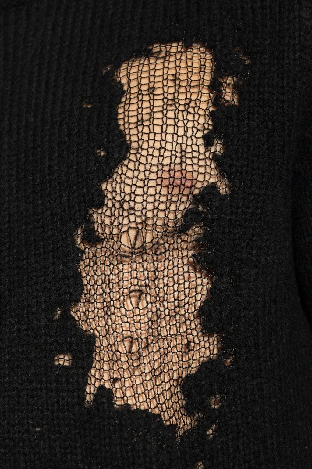 Diesel K-Norman Distressed Knitted Jumper