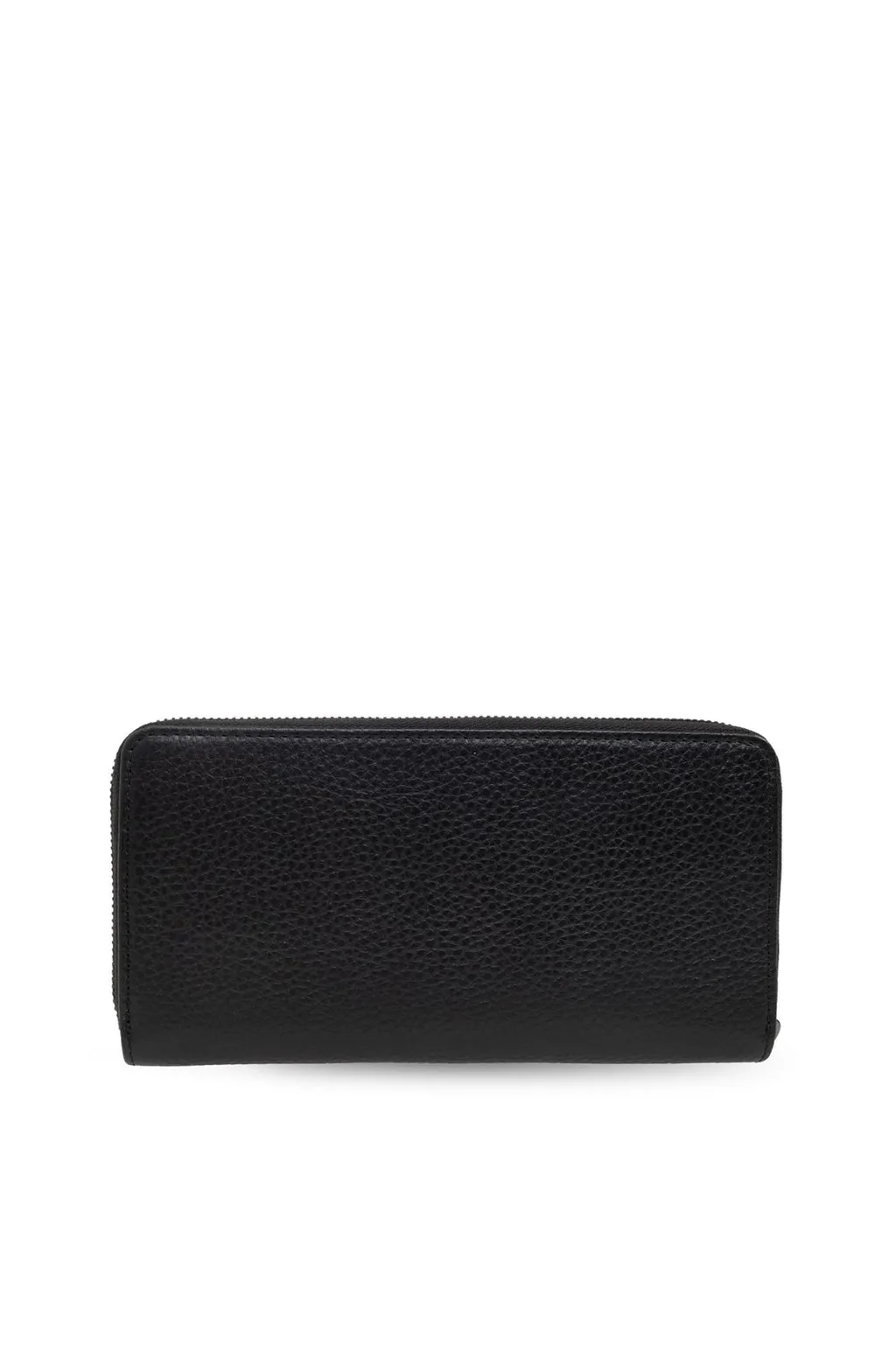 Diesel Continental-Zip-L Logo Plaque Wallet