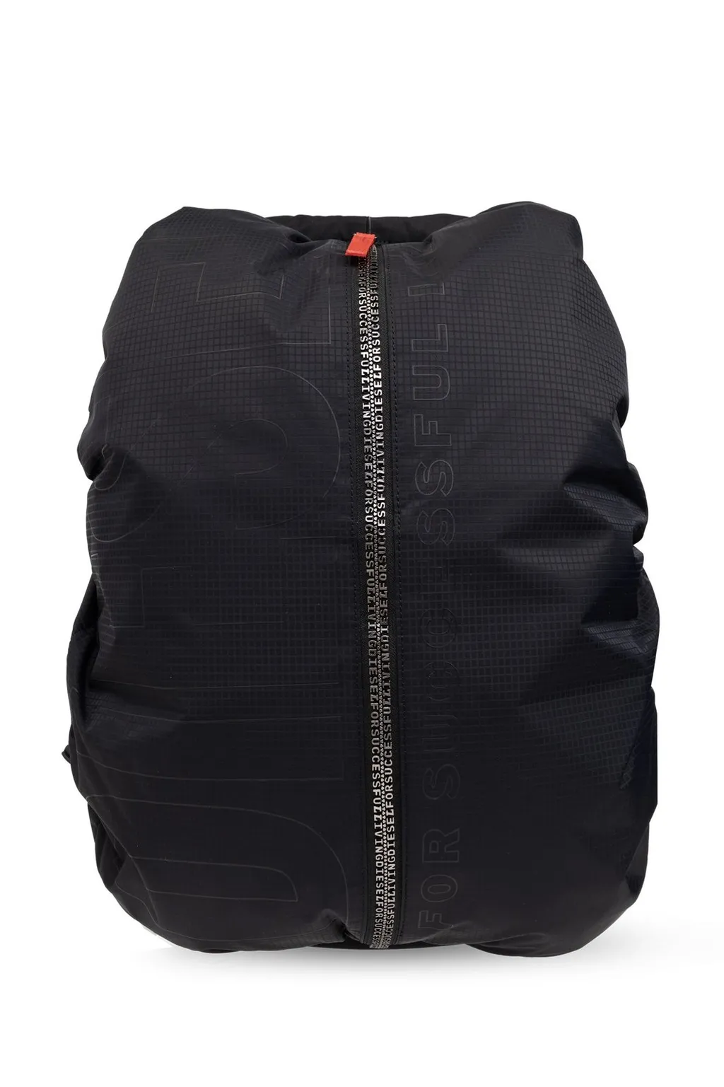 Diesel Zip-D Ripstop Logo Printed Backpack