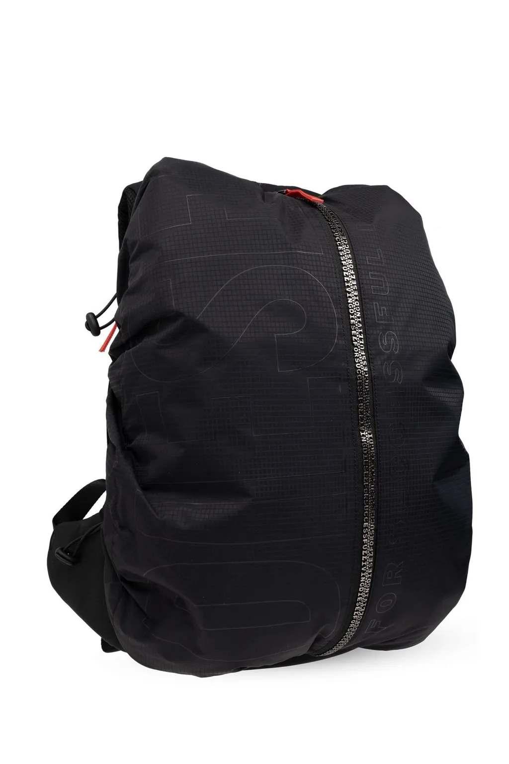 Diesel Zip-D Ripstop Logo Printed Backpack